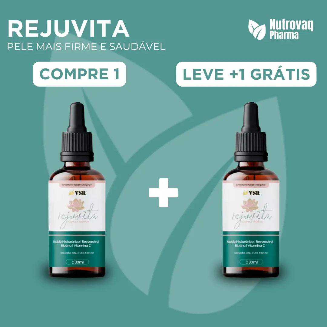 REJUVITA: Fórmula Avançada para Pele Jovem e Saudável (30ml)