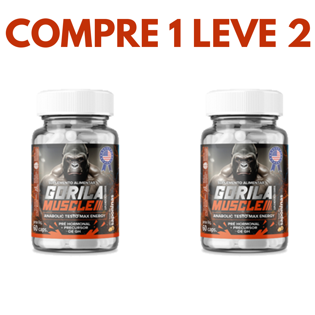 Gorilla Muscle: Força, Energia e Testosterona em Níveis Máximos!