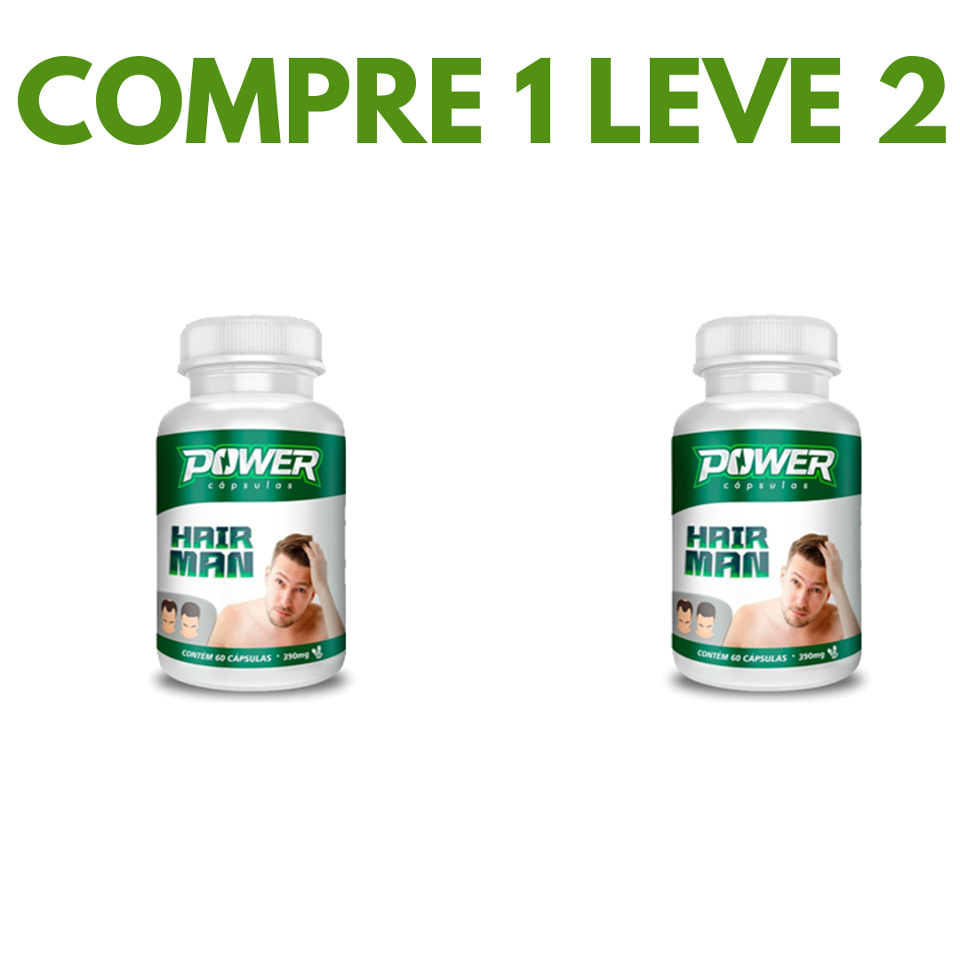 Hairman:O Segredo para Cabelos e Barba Fortes