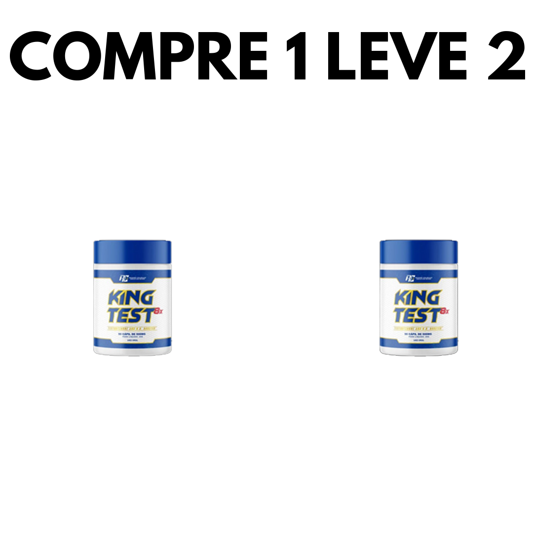King Test: Potência Masculina e Testosterona Elevada