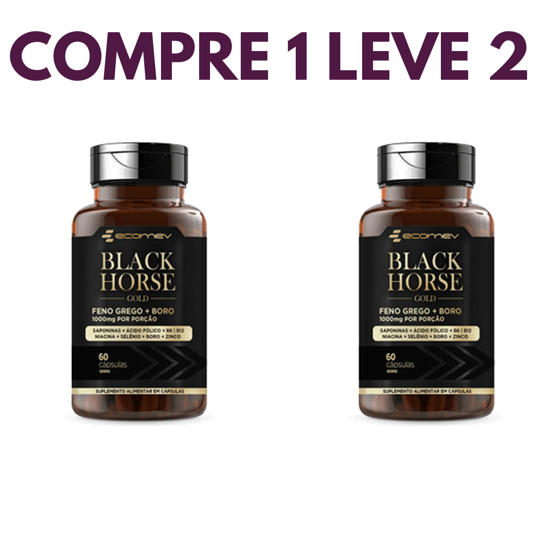 Black Horse: O Suporte Completo para Energia, Desempenho Físico e Bem-Estar