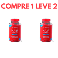 Biotina Gummy Hair: Força e Brilho para Cabelos e Unhas