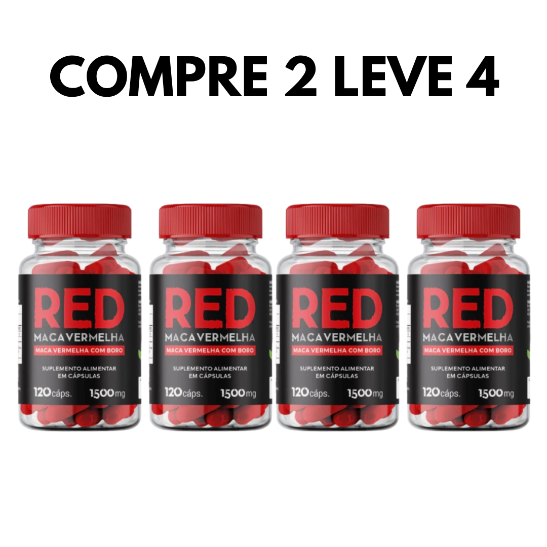 Red Maca Vermelha: Força Masculina em Gotas