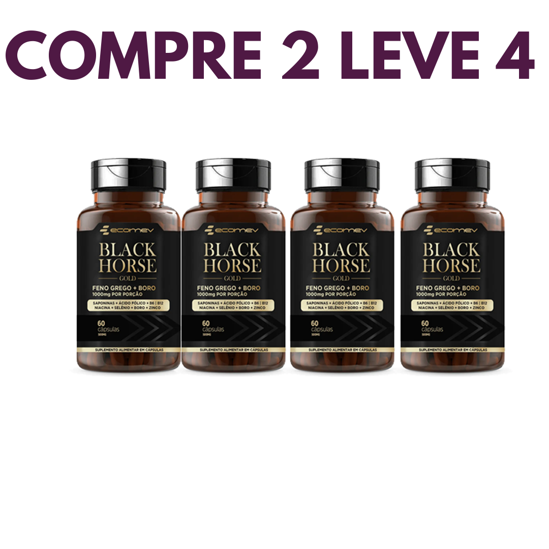 Black Horse: O Suporte Completo para Energia, Desempenho Físico e Bem-Estar