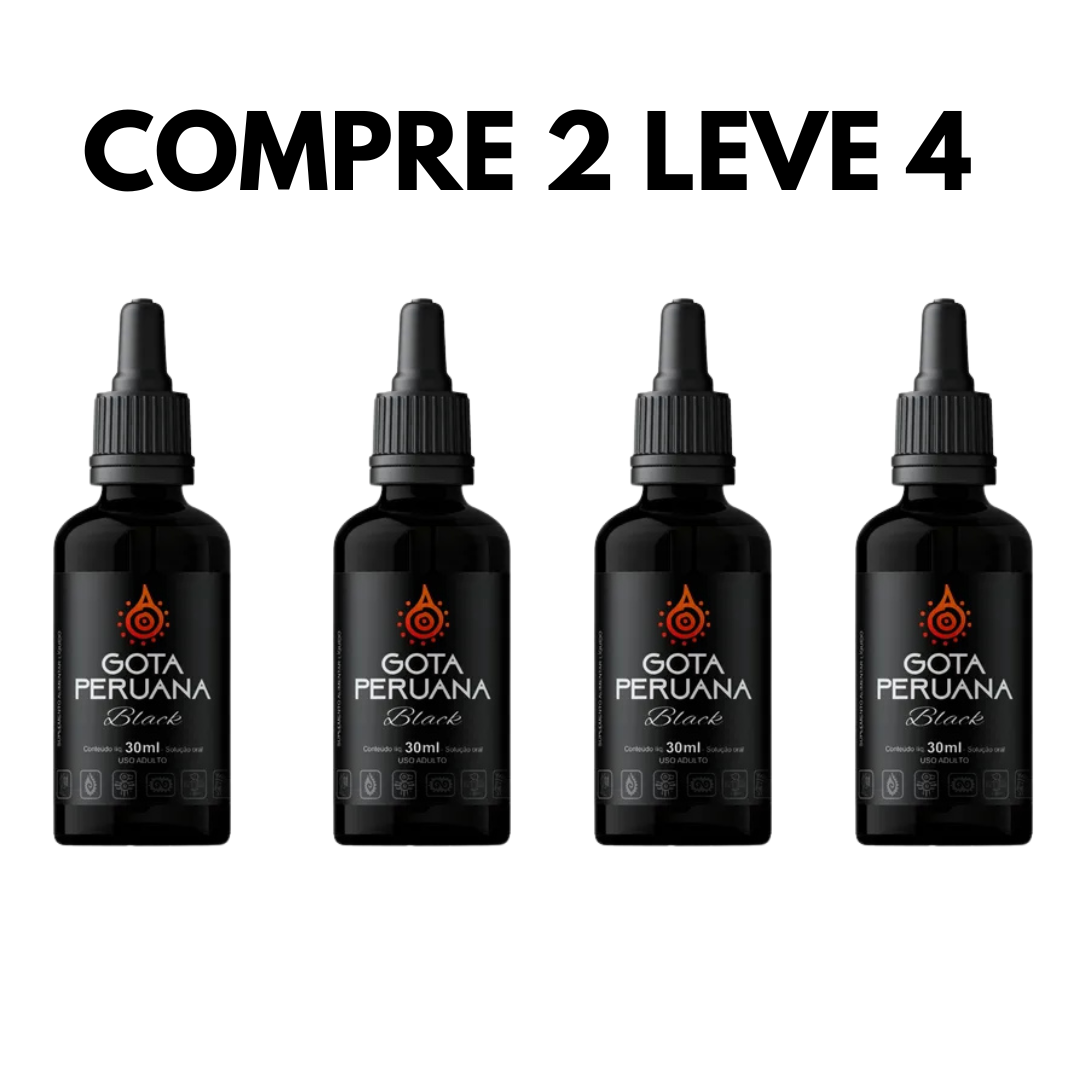 Gota Peruana Black: Vitalidade, Desejo e Desempenho Natural