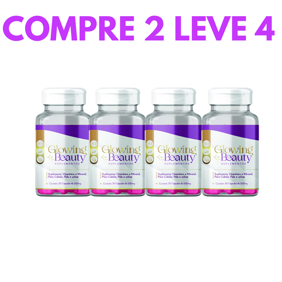 Glowing Beauty – O Segredo para uma Pele Radiante, Cabelos Fortes e Unhas Saudáveis