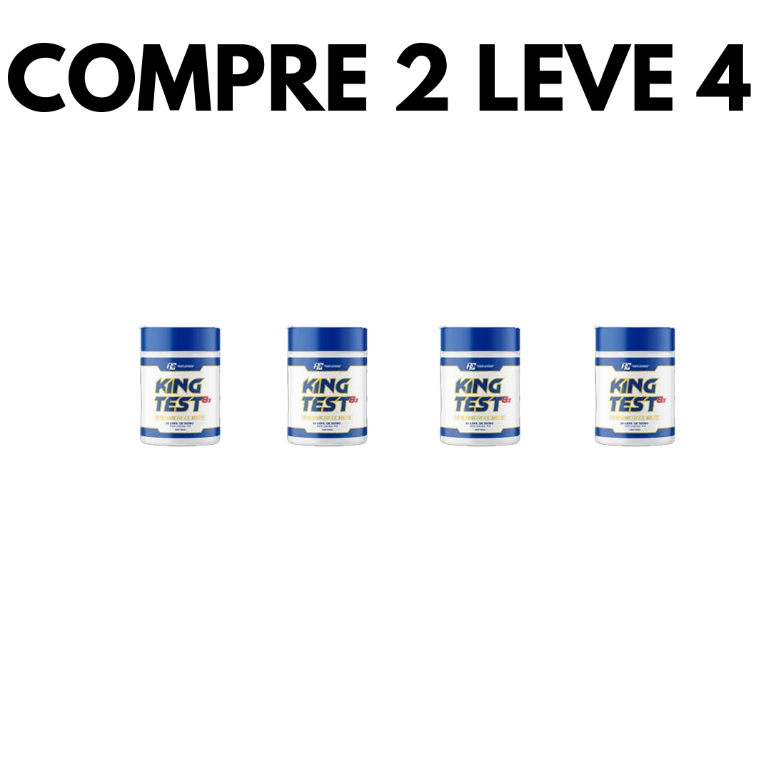 King Test: Potência Masculina e Testosterona Elevada
