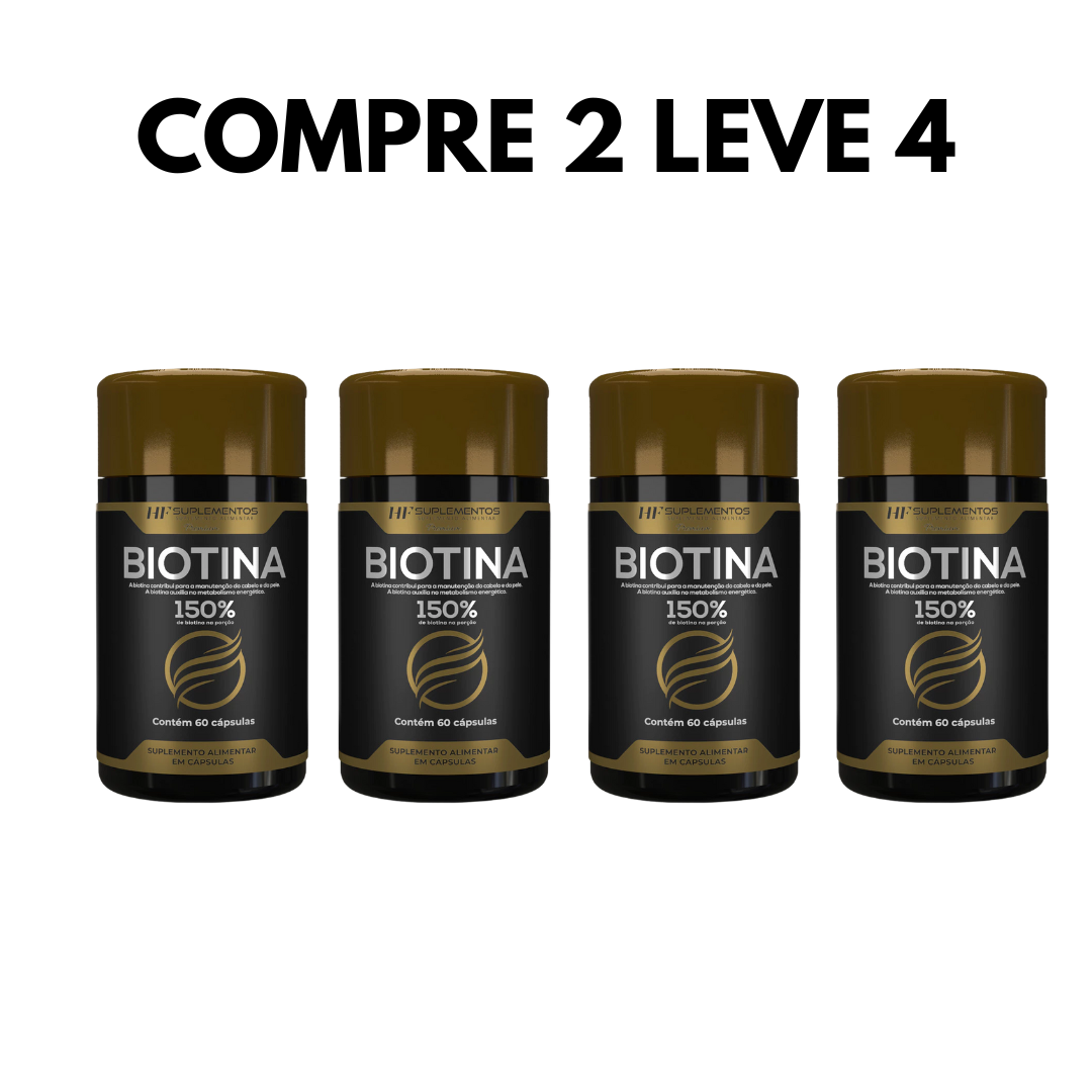 Biotina Premium – Suporte à Saúde da Pele e Cabelos