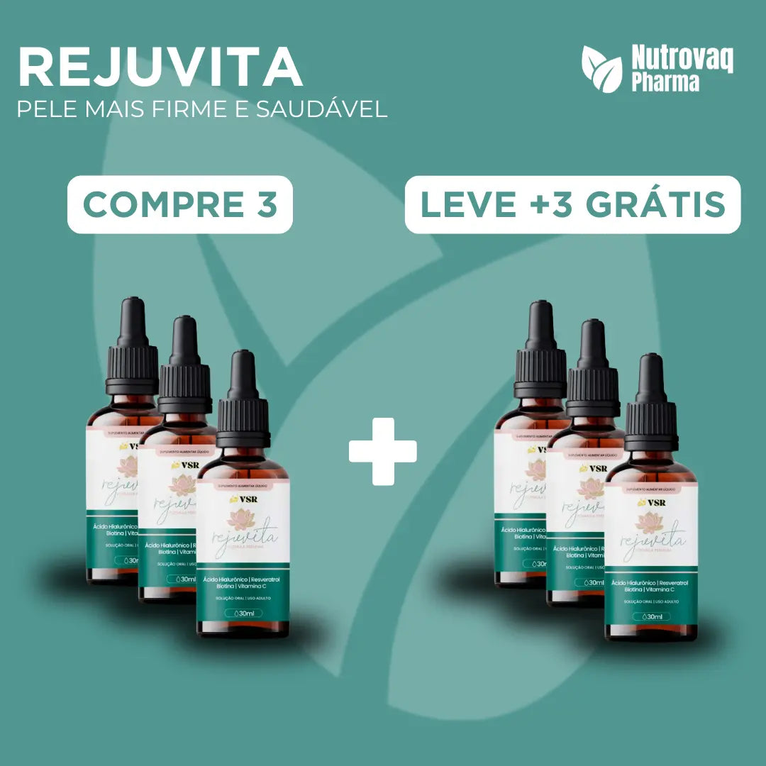 REJUVITA: Fórmula Avançada para Pele Jovem e Saudável (30ml)