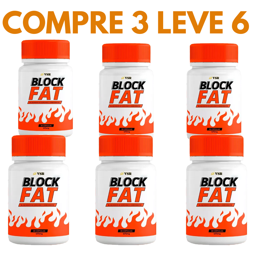 Block Fat:  Gorduras Reduzidas e Controle Do seu Apetite