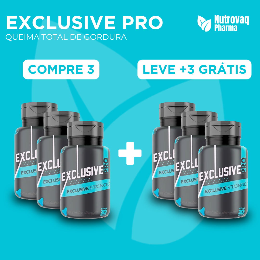 Exclusive Pro – Libere Sua Energia e Derreta Gordura (30 capsulas)