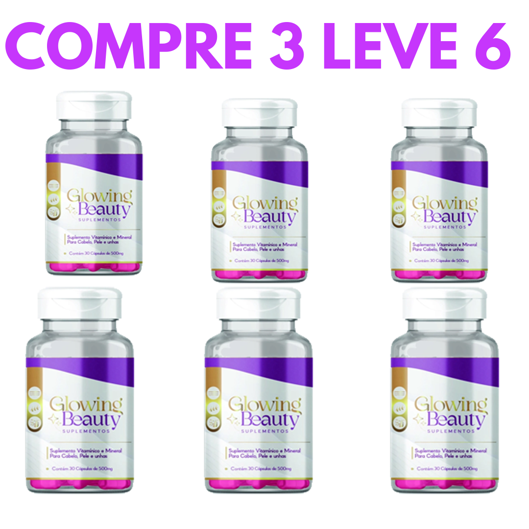 Glowing Beauty – O Segredo para uma Pele Radiante, Cabelos Fortes e Unhas Saudáveis