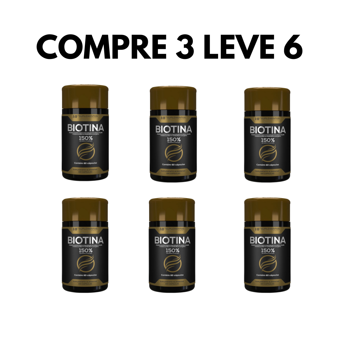 Biotina Premium – Suporte à Saúde da Pele e Cabelos