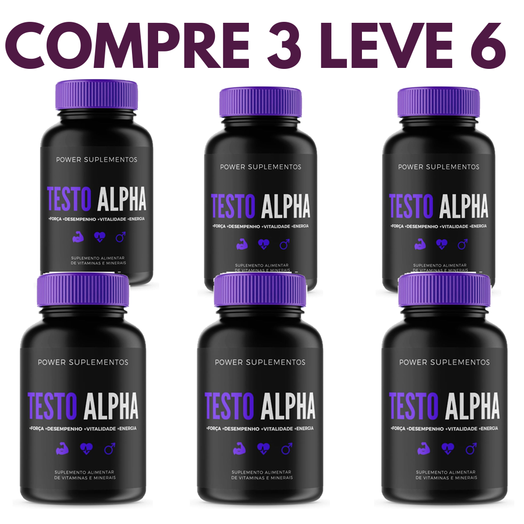 Testo Alpha: Suplemento Masculino para Potencializar a Absorção e o Desempenho Hormonal