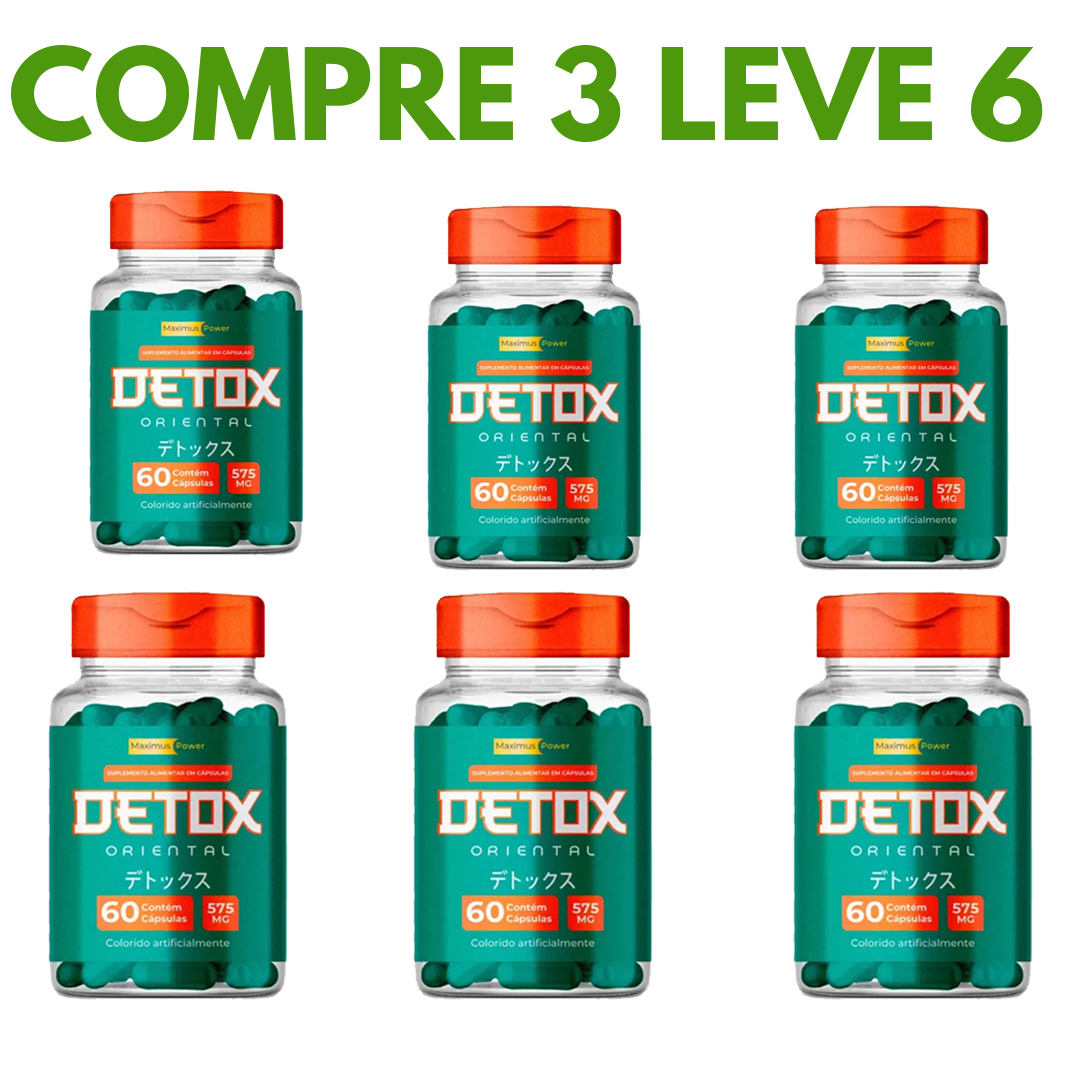 Detox Oriental: Desincha, Seca e Transforma naturalmente