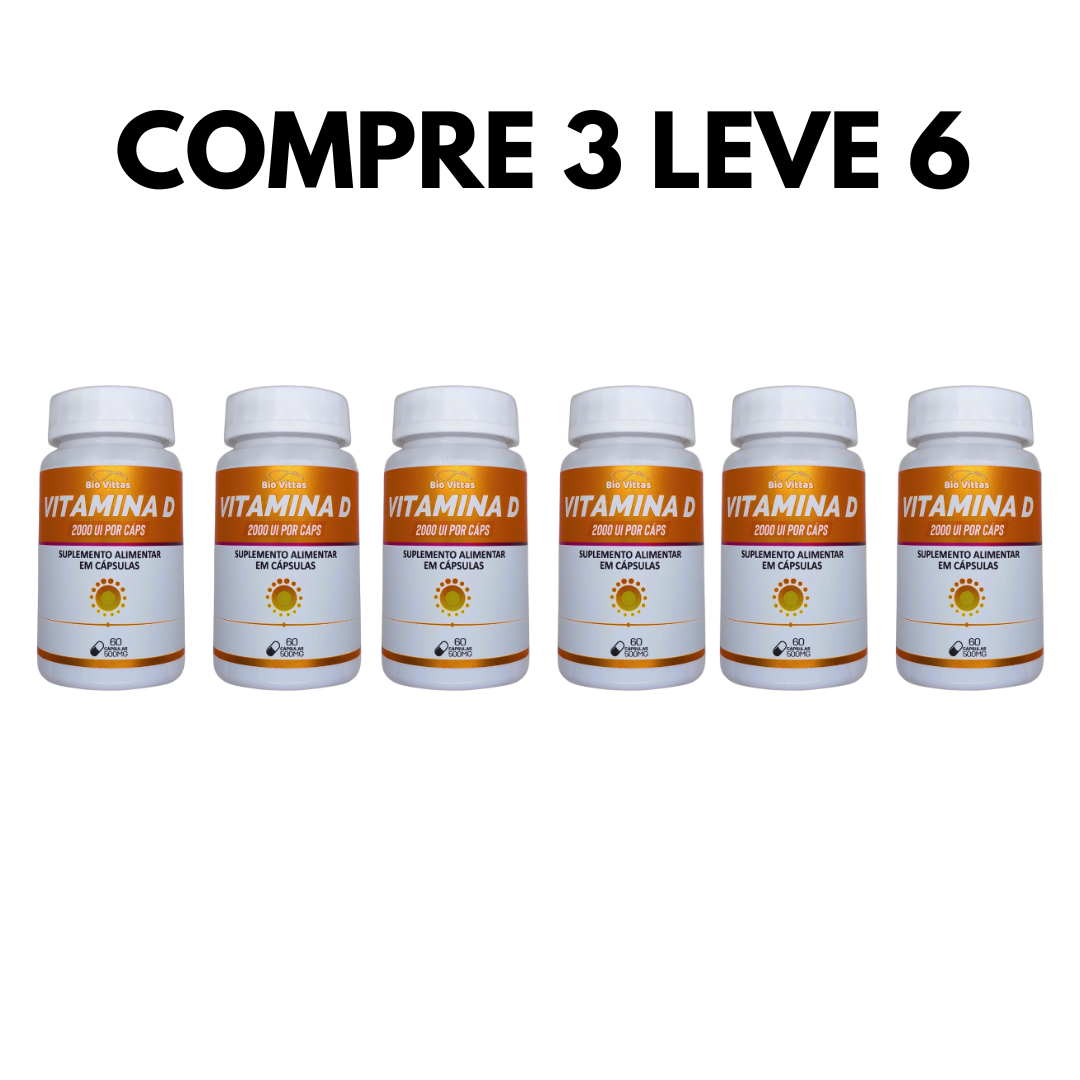 Vitamina D 2000 Cápsulas – Cuidado Natural para Sua Saúde