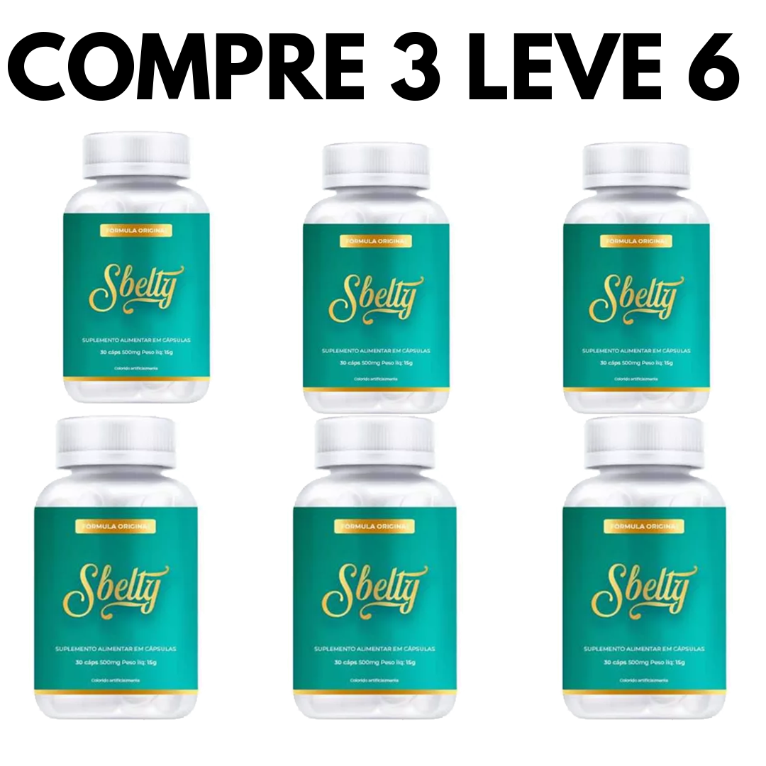 Sbelty: O Aliado Natural no Emagrecimento e Controle de Peso (30 Cápsulas)