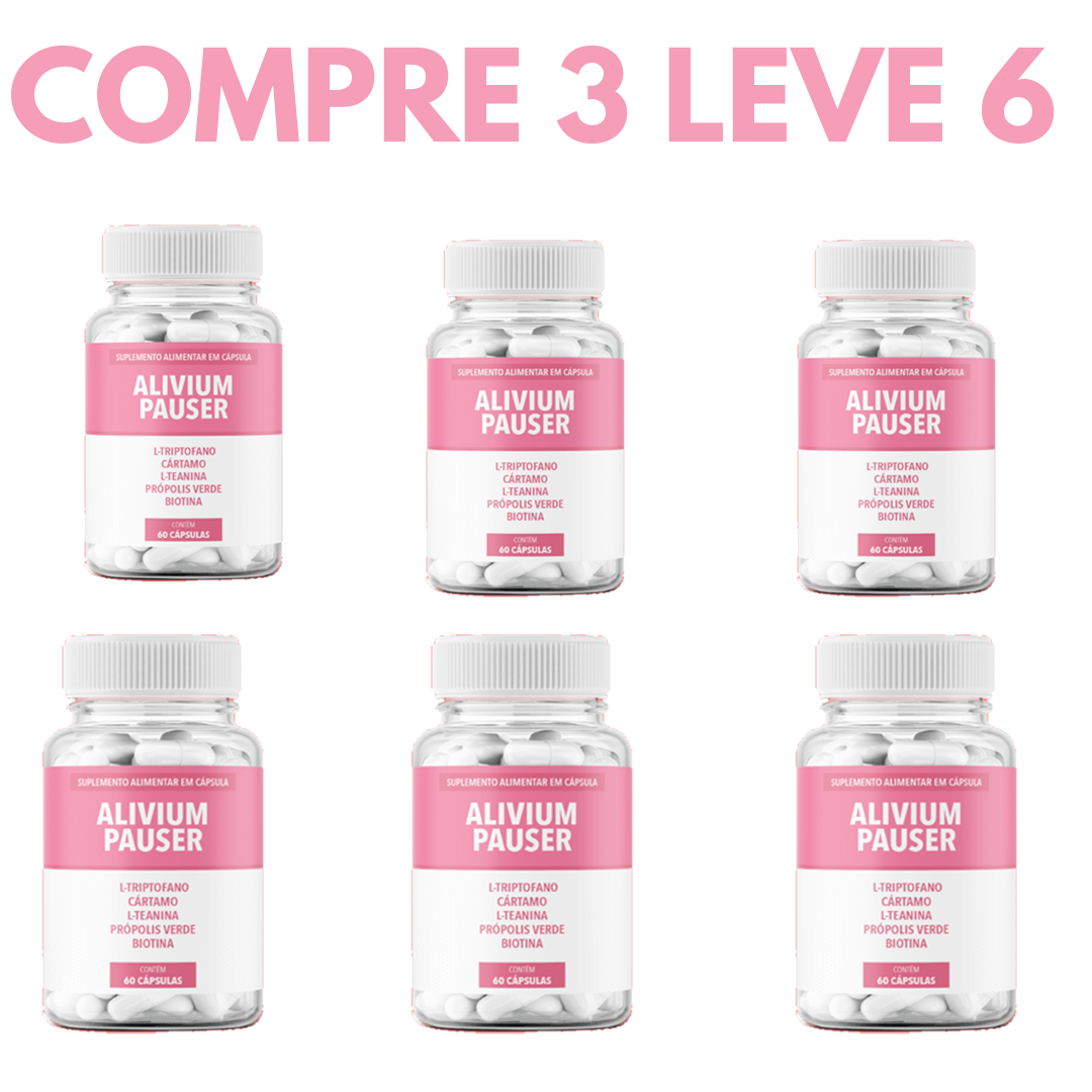 Alivium Pauser: O Alívio Completo para os Sintomas da Menopausa