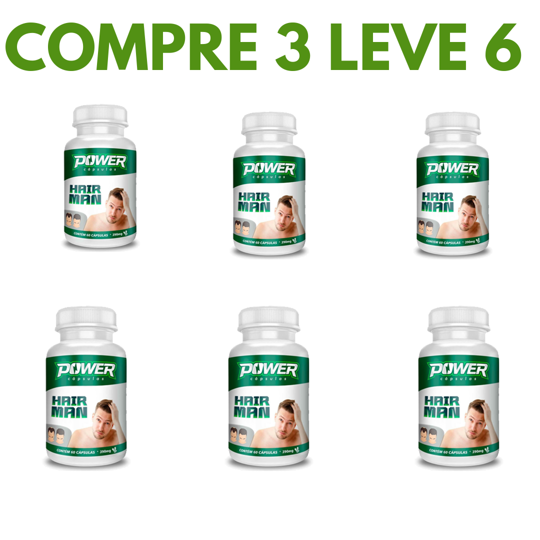 Hairman:O Segredo para Cabelos e Barba Fortes