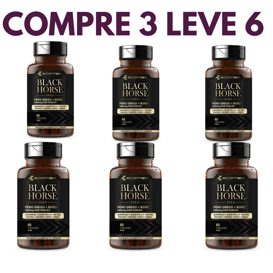 Black Horse: O Suporte Completo para Energia, Desempenho Físico e Bem-Estar