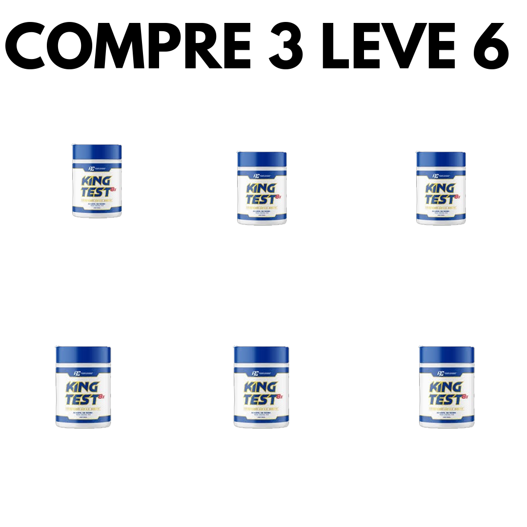King Test: Potência Masculina e Testosterona Elevada