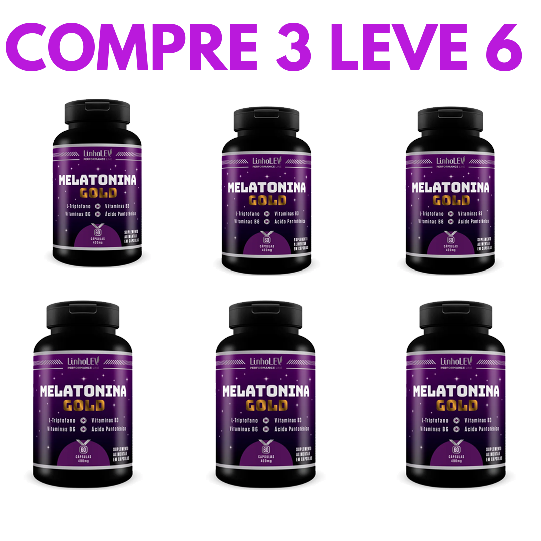 Melatonina Gold: O Segredo para Noites Tranquilas e Revigorantes