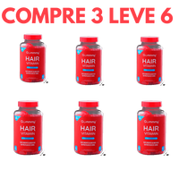 Biotina Gummy Hair: Força e Brilho para Cabelos e Unhas