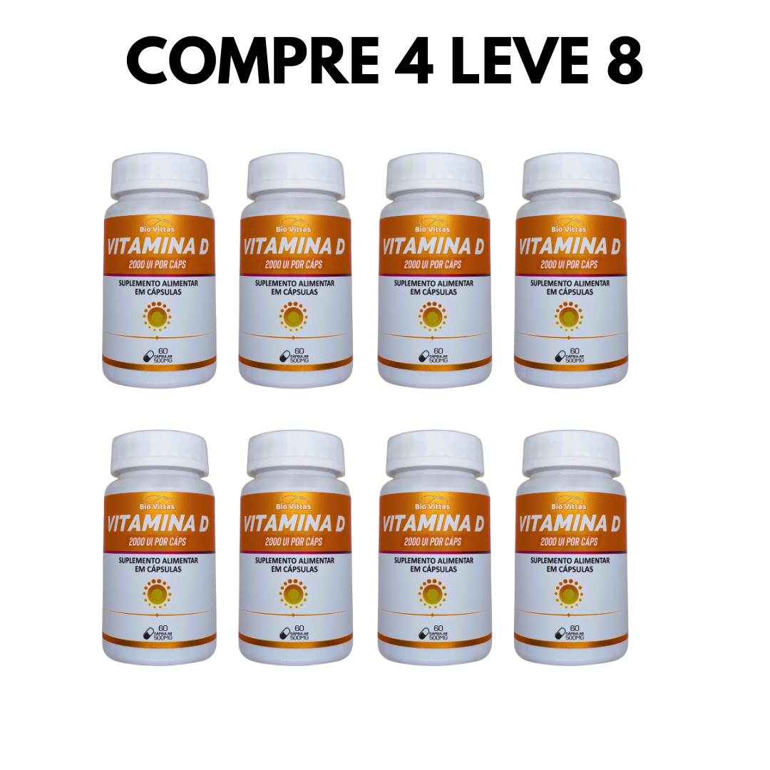 Vitamina D 2000 Cápsulas – Cuidado Natural para Sua Saúde