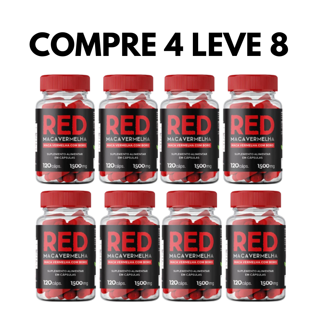 Red Maca Vermelha: Força Masculina em Gotas