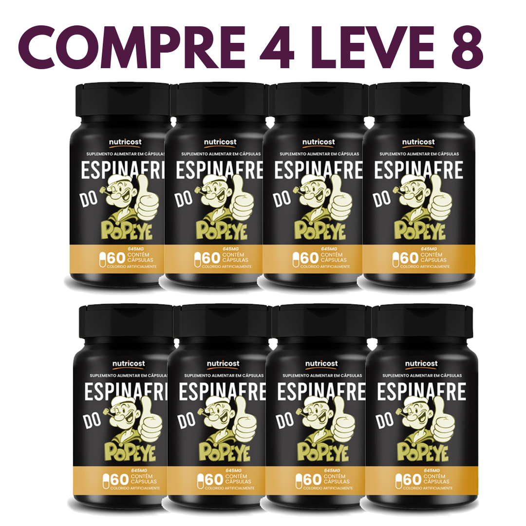 Espinafre do Popeye: Mais Testosterona, Mais Desempenho