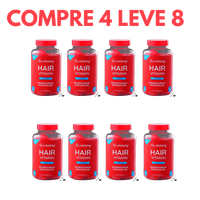 Biotina Gummy Hair: Força e Brilho para Cabelos e Unhas