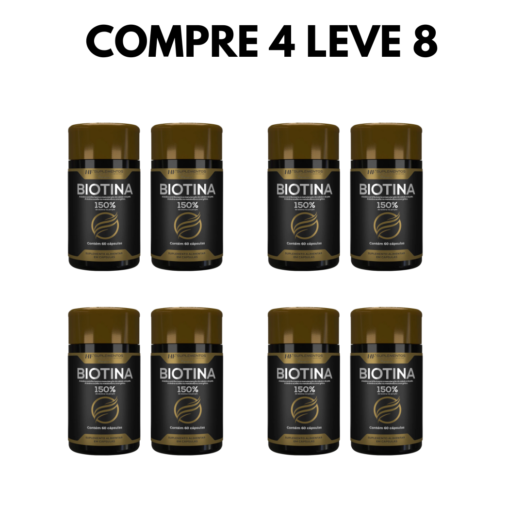 Biotina Premium – Suporte à Saúde da Pele e Cabelos