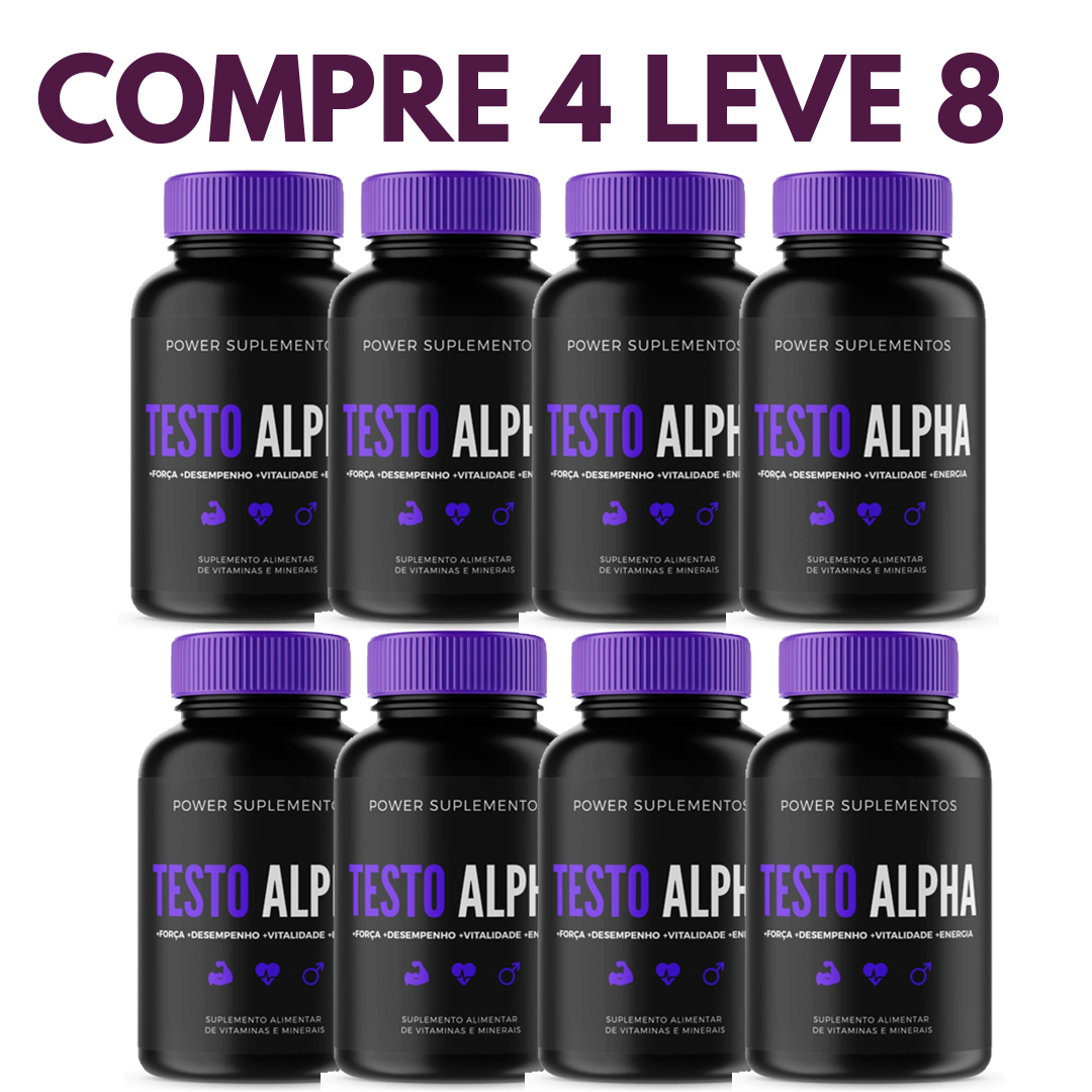 Testo Alpha: Suplemento Masculino para Potencializar a Absorção e o Desempenho Hormonal