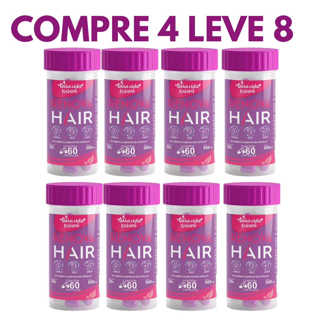 Renova Hair: Crescimento e Força para Cabelos e Unhas
