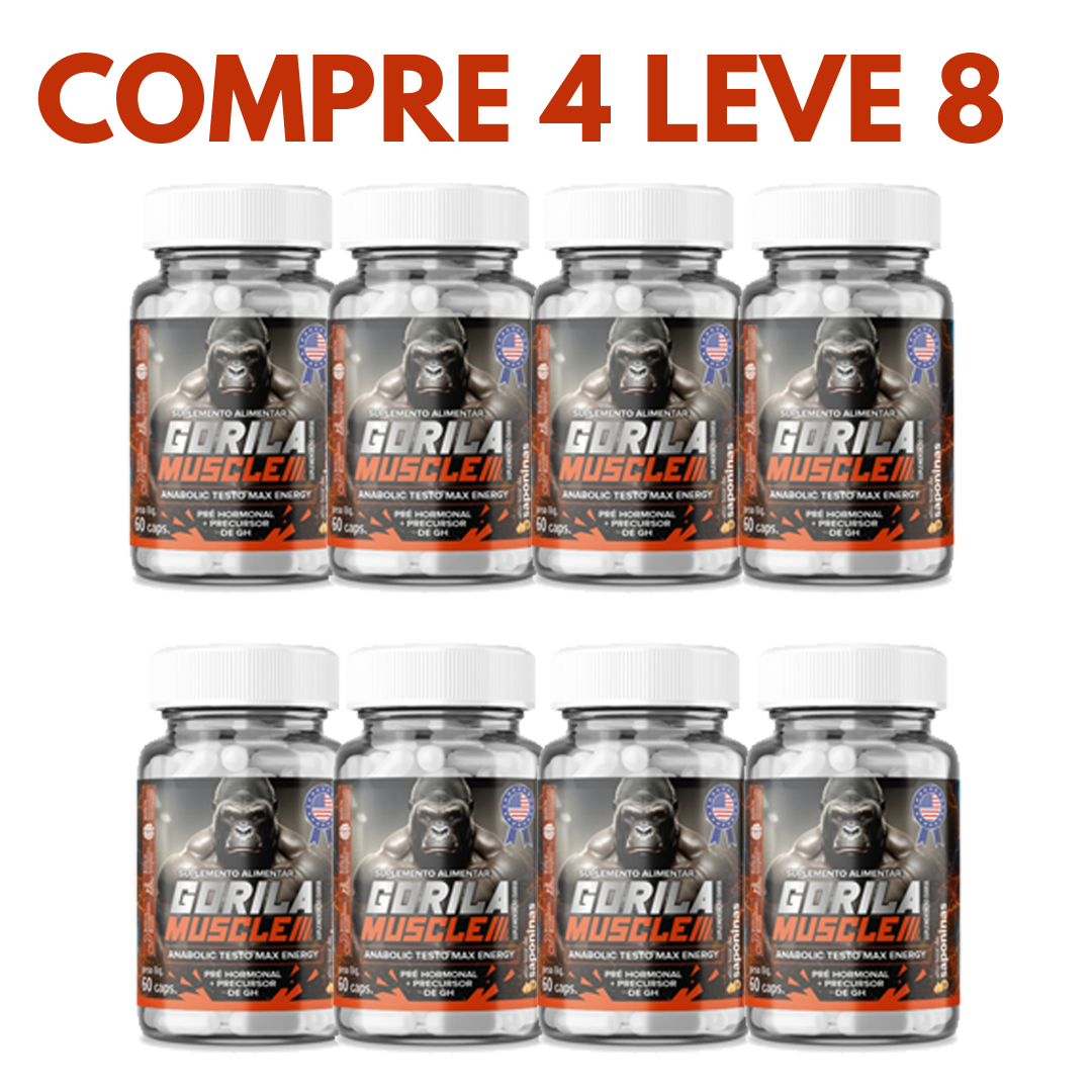 Gorilla Muscle: Força, Energia e Testosterona em Níveis Máximos!