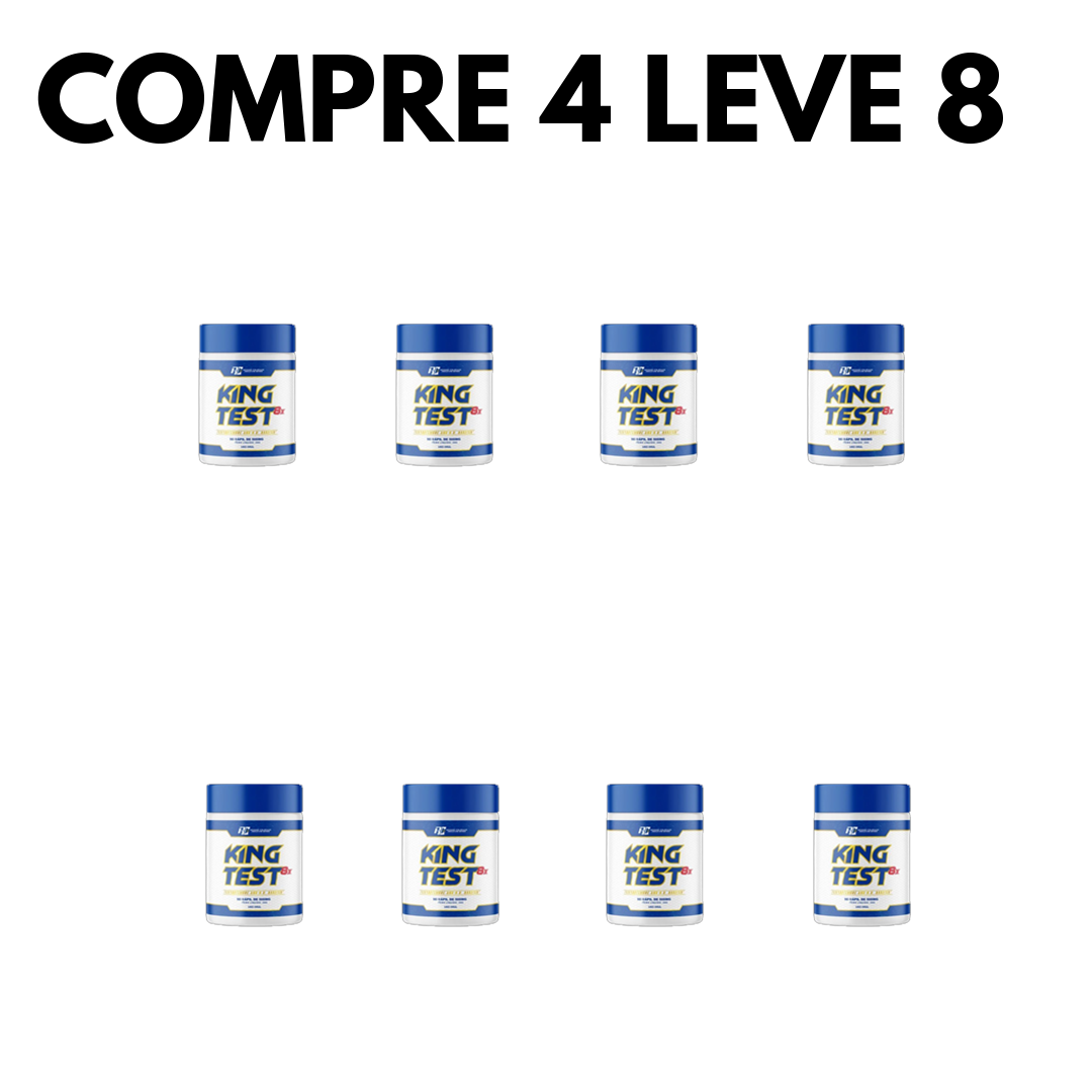 King Test: Potência Masculina e Testosterona Elevada