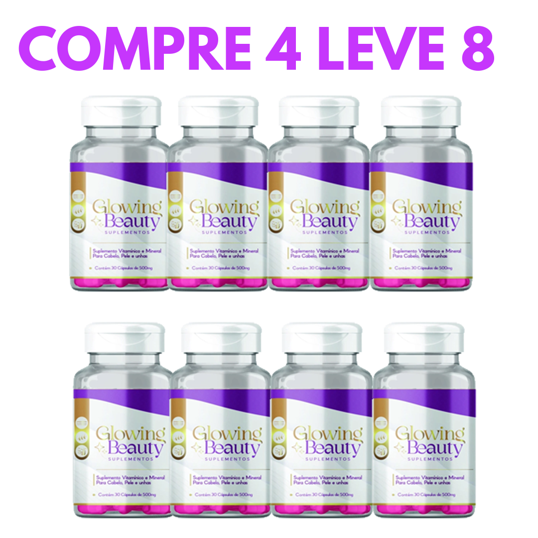 Glowing Beauty – O Segredo para uma Pele Radiante, Cabelos Fortes e Unhas Saudáveis