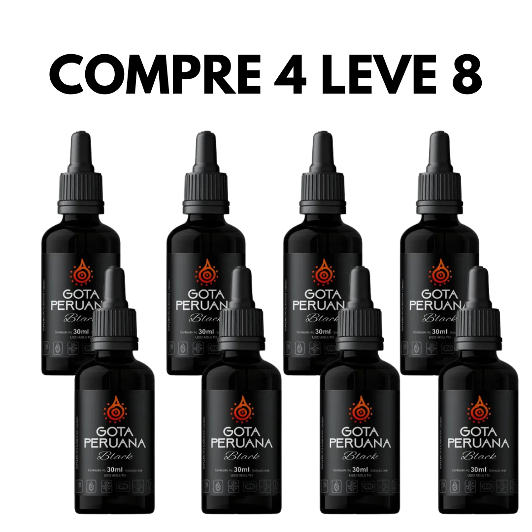 Gota Peruana Black: Vitalidade, Desejo e Desempenho Natural