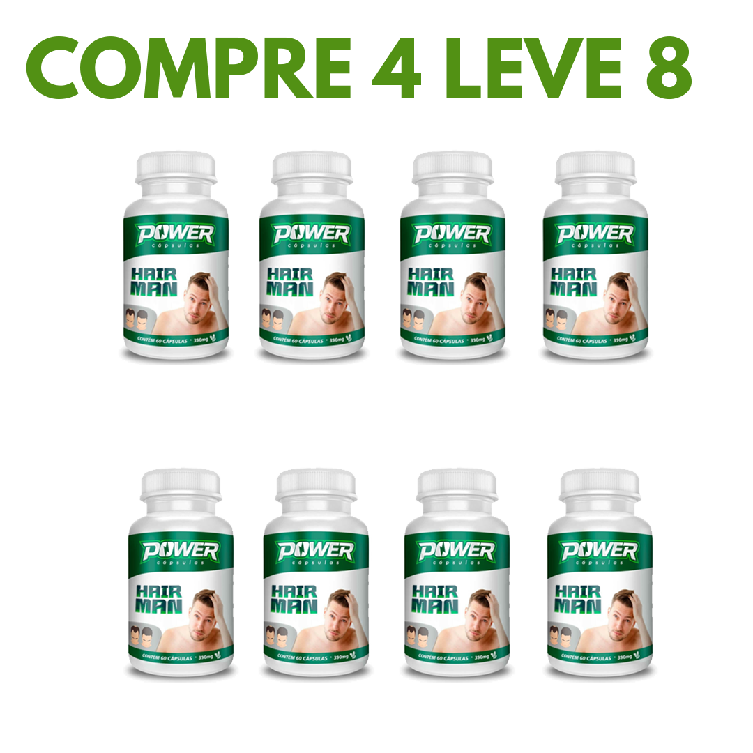 Hairman:O Segredo para Cabelos e Barba Fortes