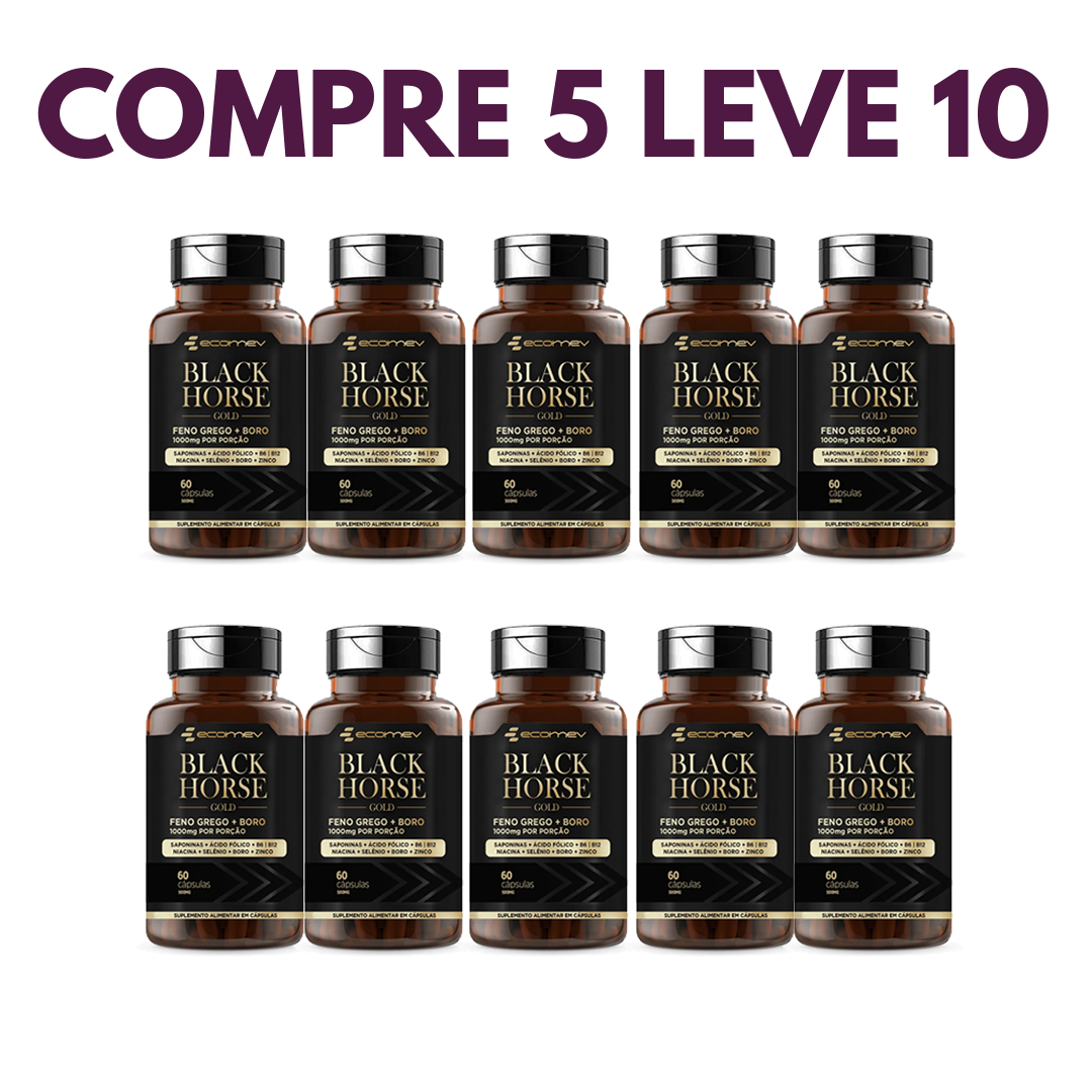 Black Horse: O Suporte Completo para Energia, Desempenho Físico e Bem-Estar