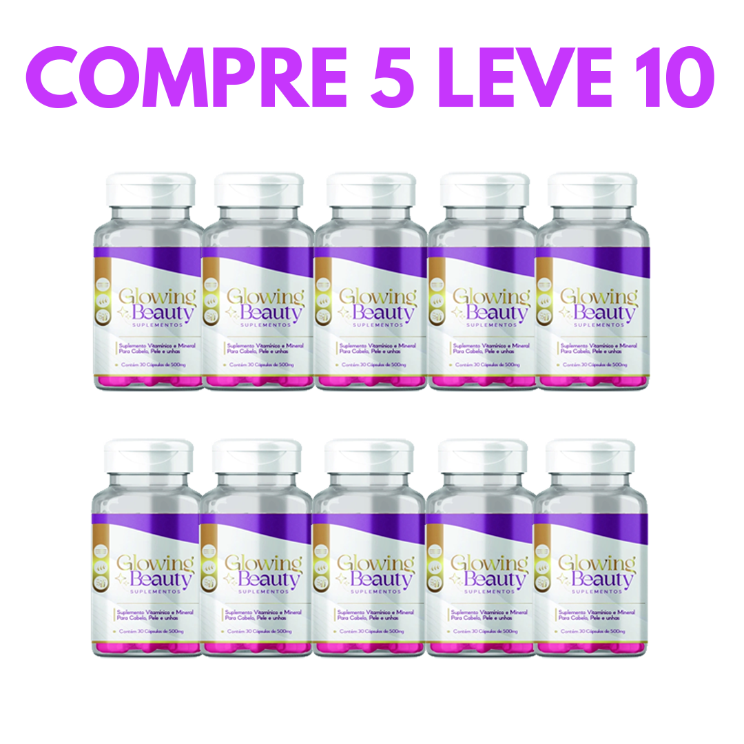 Glowing Beauty – O Segredo para uma Pele Radiante, Cabelos Fortes e Unhas Saudáveis