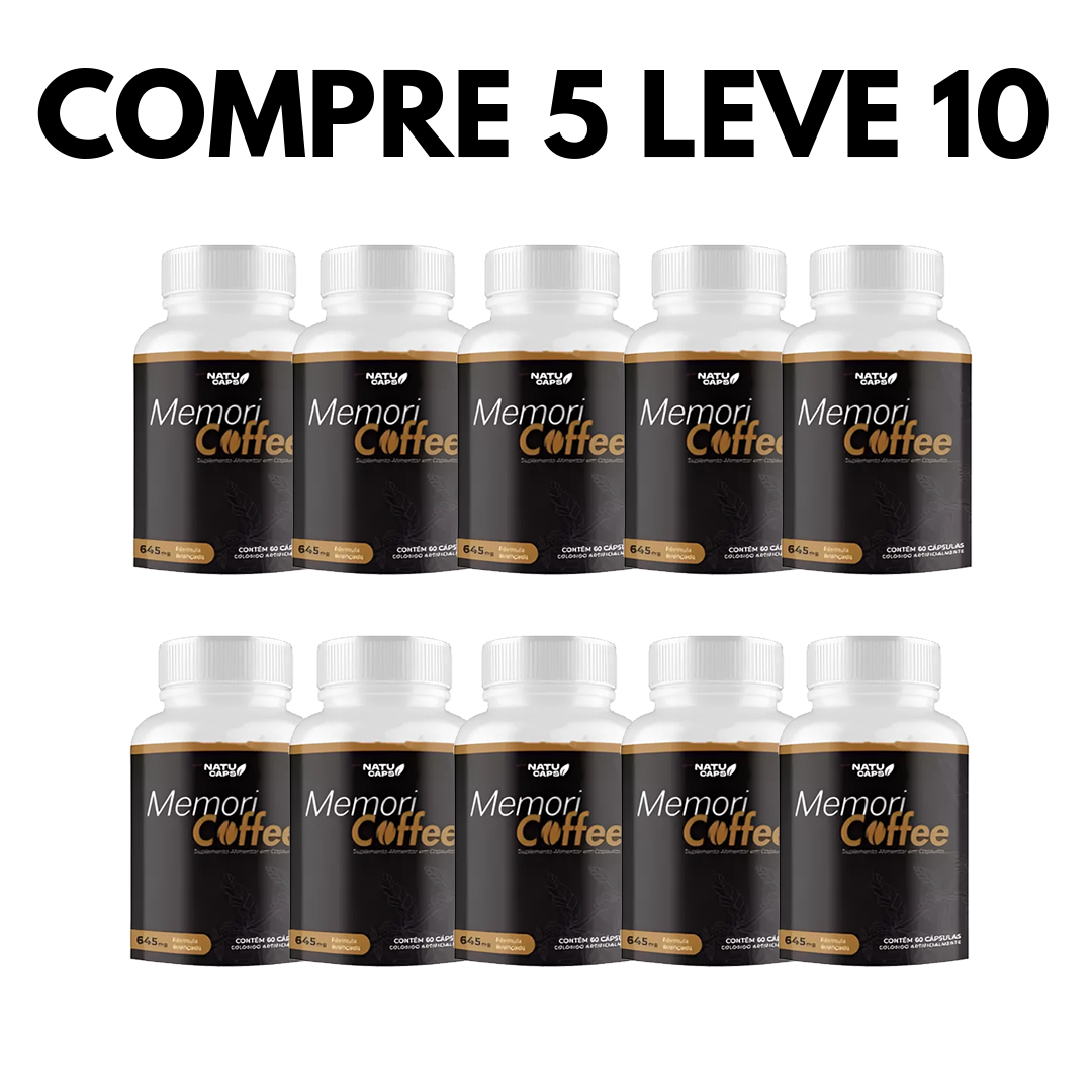 Memori Coffee: Energia, Foco e Memória de Forma Nutural