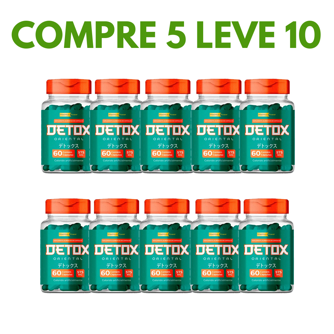 Detox Oriental: Desincha, Seca e Transforma naturalmente