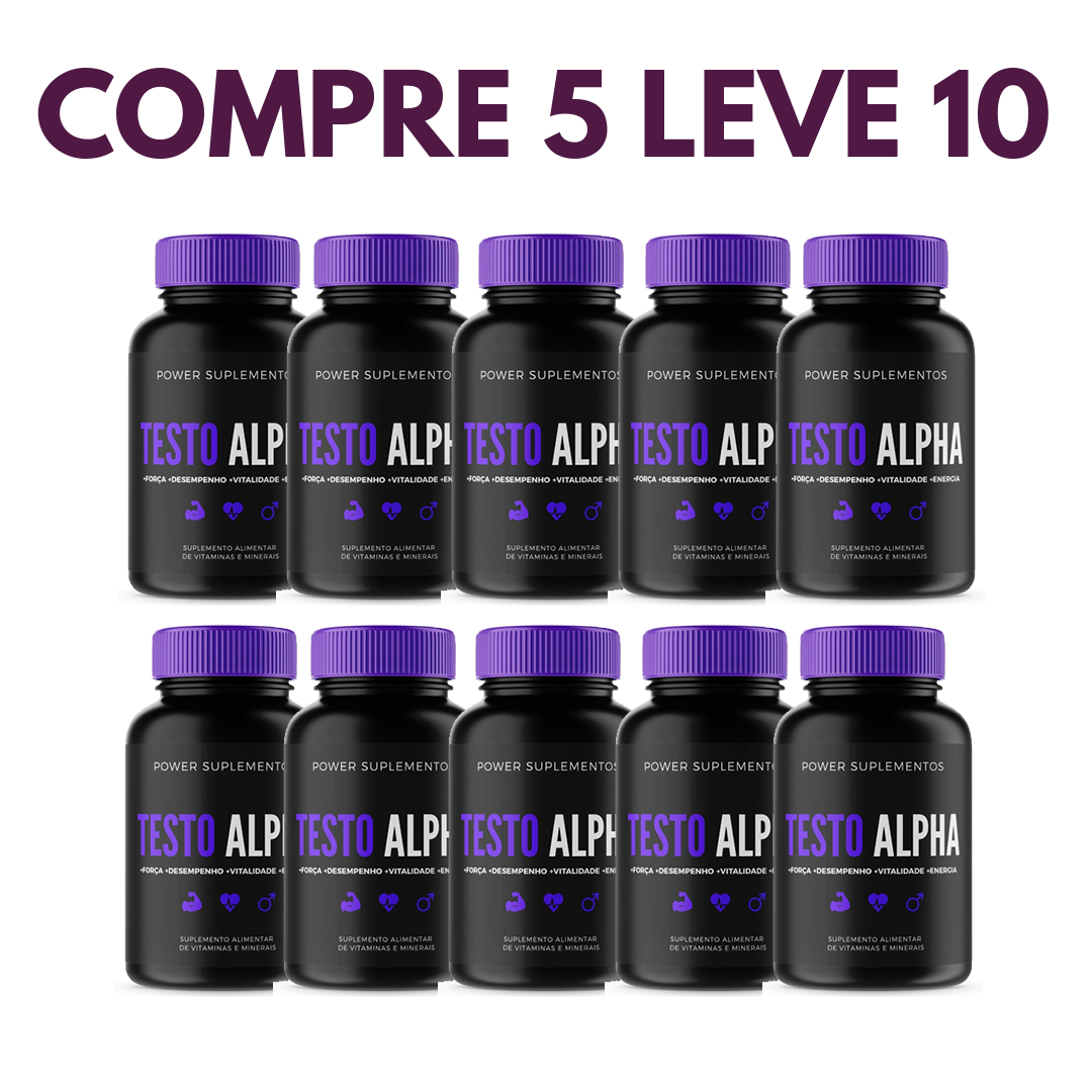 Testo Alpha: Suplemento Masculino para Potencializar a Absorção e o Desempenho Hormonal