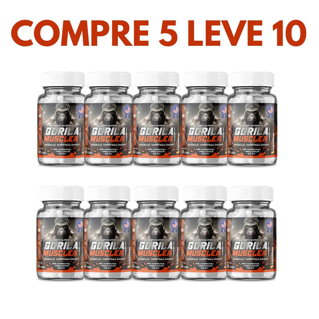 Gorilla Muscle: Força, Energia e Testosterona em Níveis Máximos!