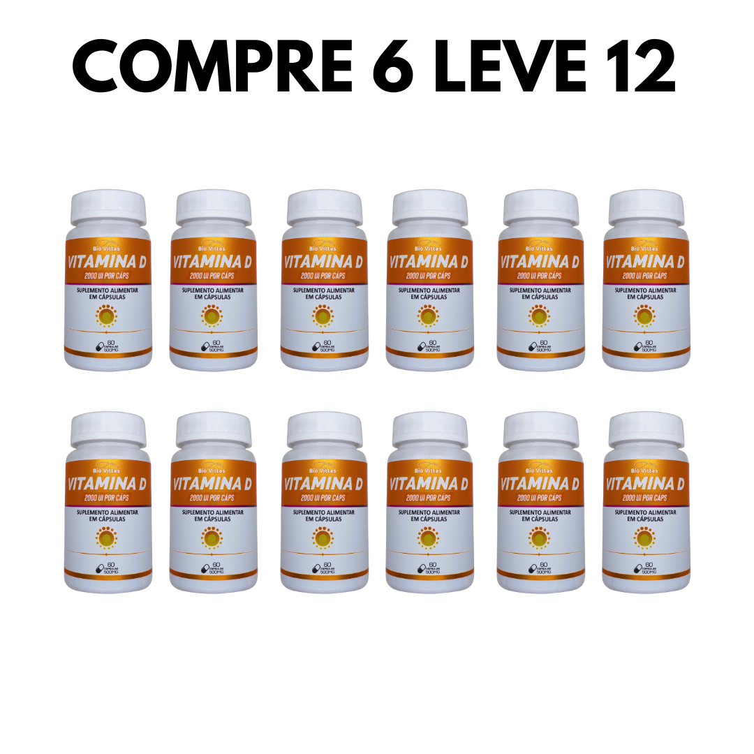 Vitamina D 2000 Cápsulas – Cuidado Natural para Sua Saúde