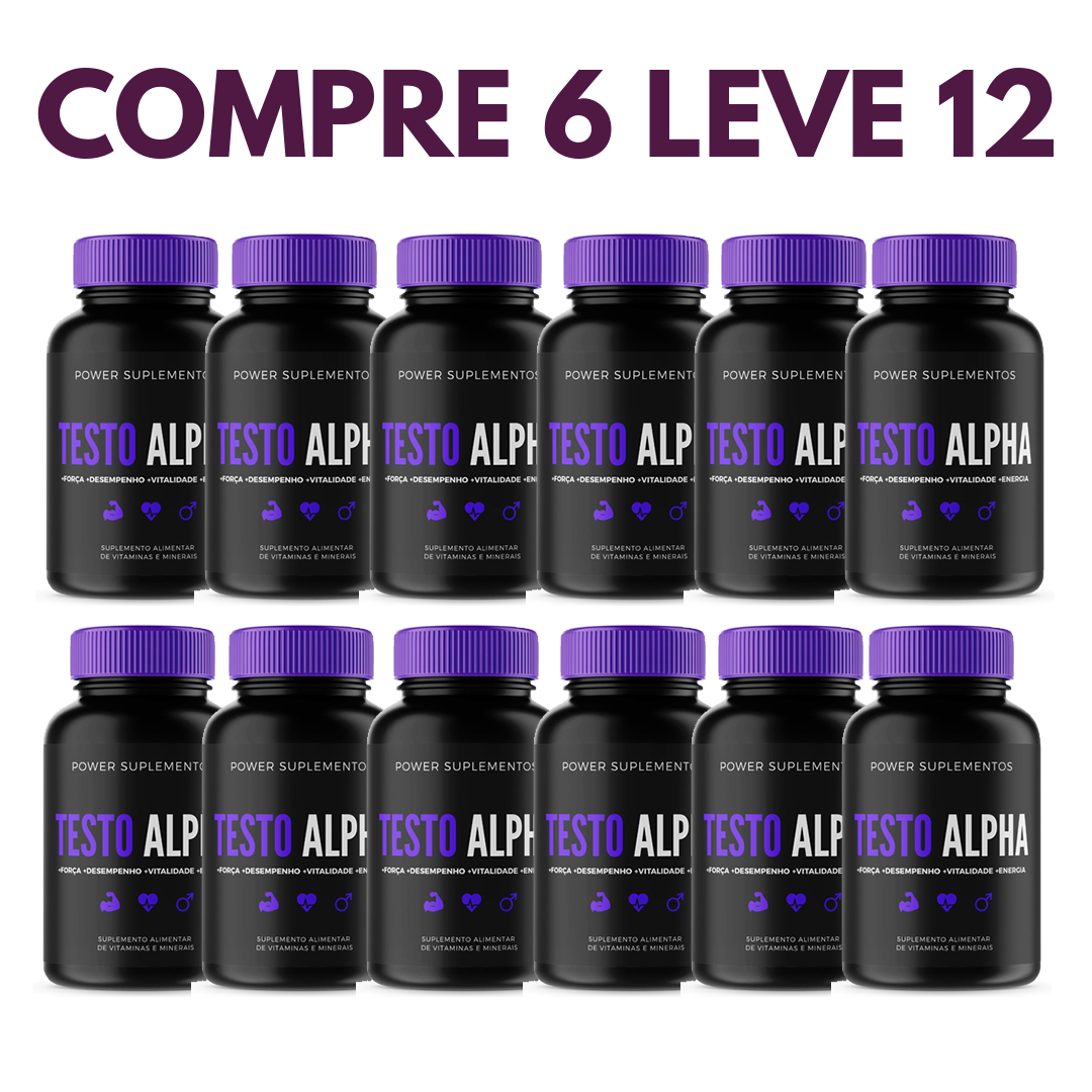 Testo Alpha: Suplemento Masculino para Potencializar a Absorção e o Desempenho Hormonal