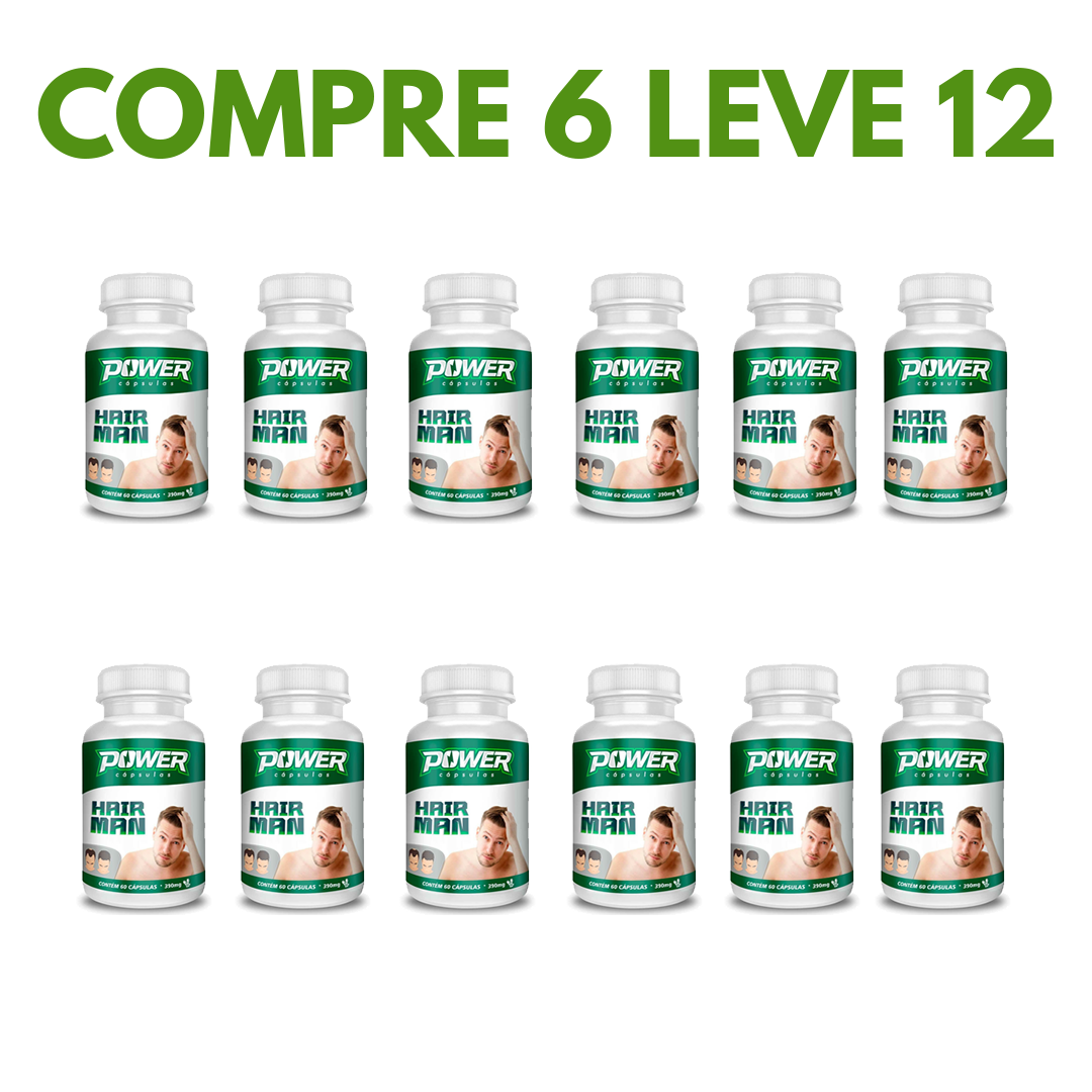 Hairman:O Segredo para Cabelos e Barba Fortes