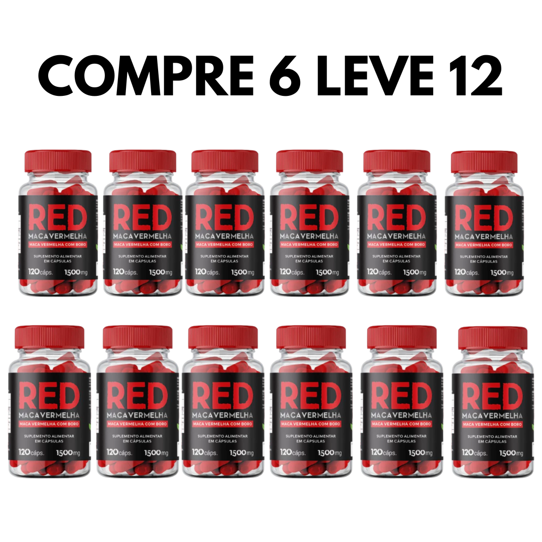 Red Maca Vermelha: Força Masculina em Gotas