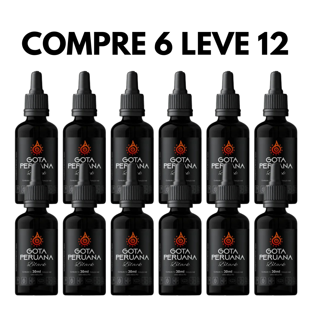 Gota Peruana Black: Vitalidade, Desejo e Desempenho Natural